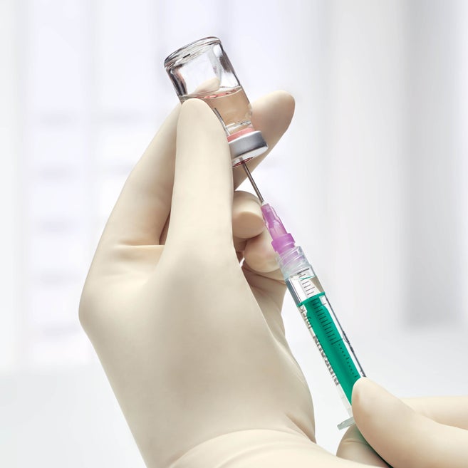 Medicijnvoorbereiding met stericaans