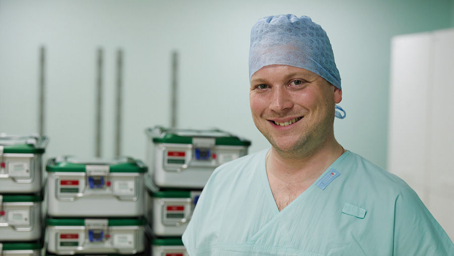 Ing. Matěj Šťastný, biomedisch ingenieur van het ziekenhuis Šumperk