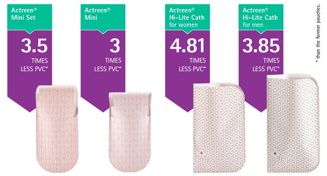 Door het lage PVC-gehalte (in vergelijking met 100 procent PVC-zakken) markeert deze nieuwe generatie zakken onze gemeenschappelijke weg naar een groener Actreen®.