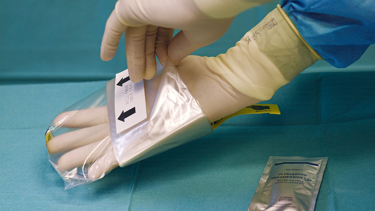 B. braun EZCover handeling stap 3