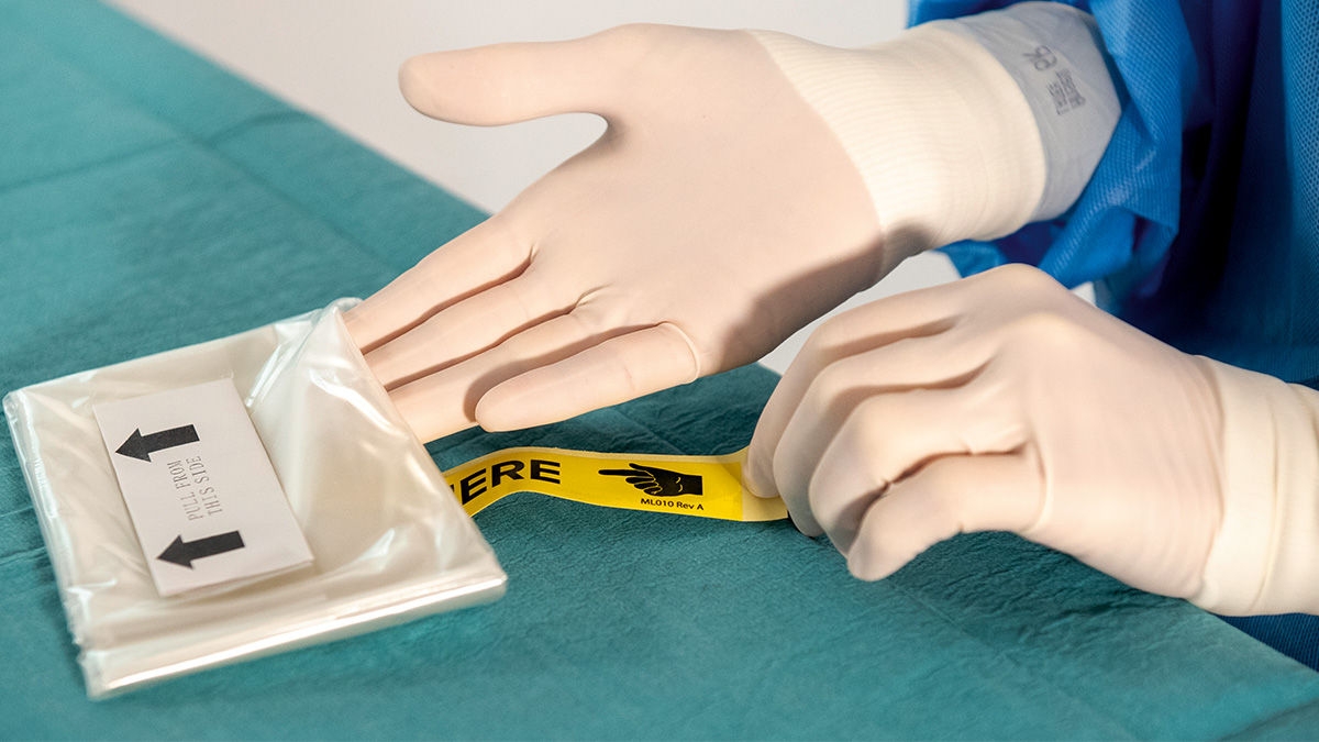 B. braun EZCover handeling stap 2