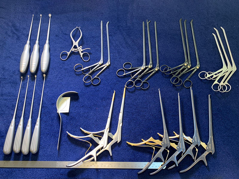 Verschillende chirurgische instrumenten