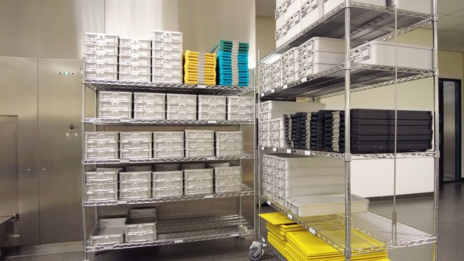 sterinoord aesculap containers softwrap op trolley
