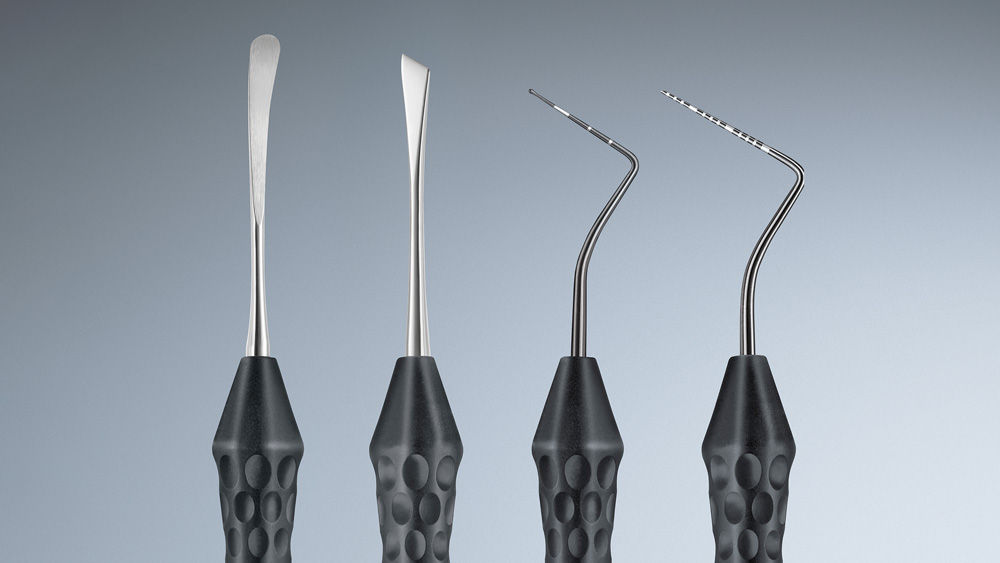 Ergoperio dentale instrumenten voor parodontologie