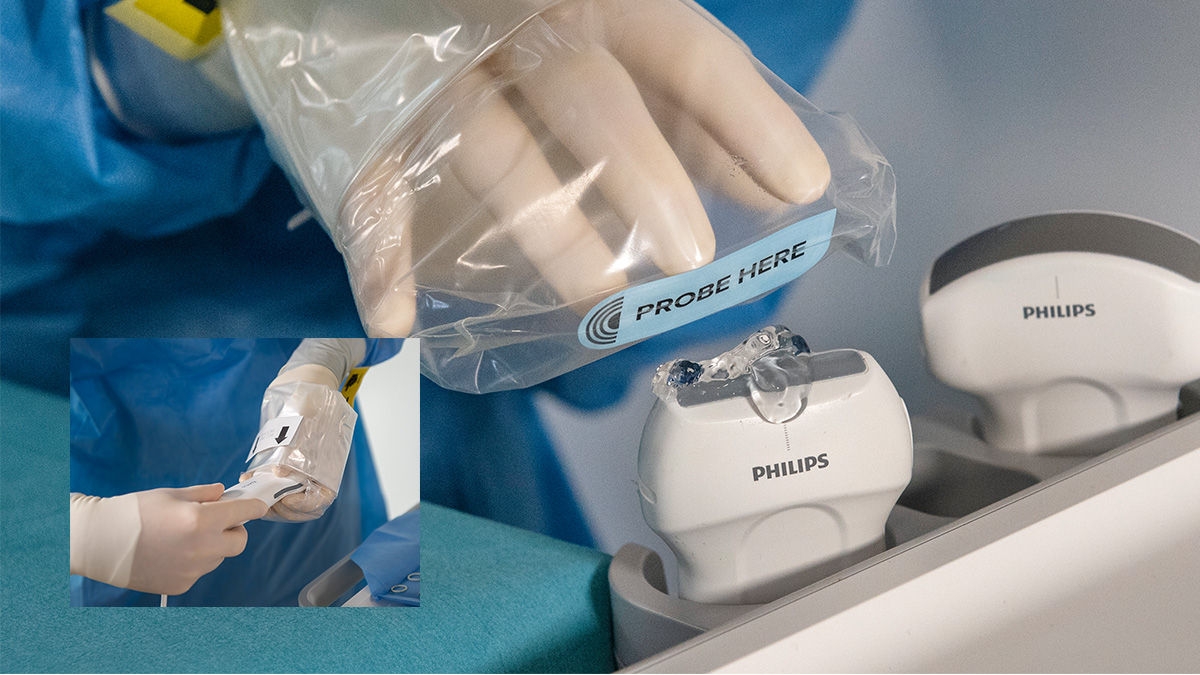 B. braun EZCover handeling stap 5